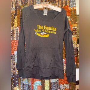 The Beatles Gray and Yellow Sweatshirt